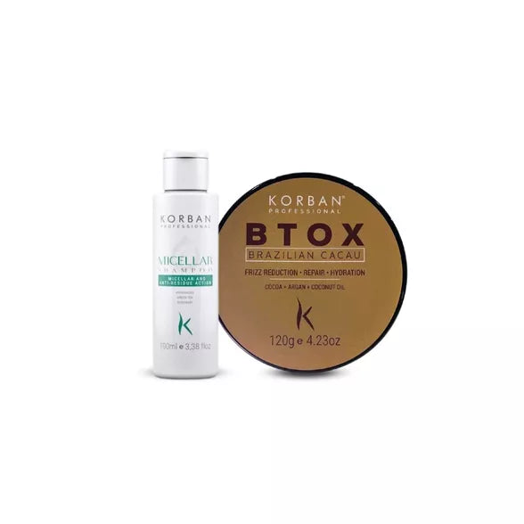 Korban BTOX Brazilian Cacau Home Kit – Hårbotox Sæt
