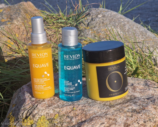 LUNEA Sommersæt – UV-Skjold, Klor-Detox & Fugtgivende Hårmaske